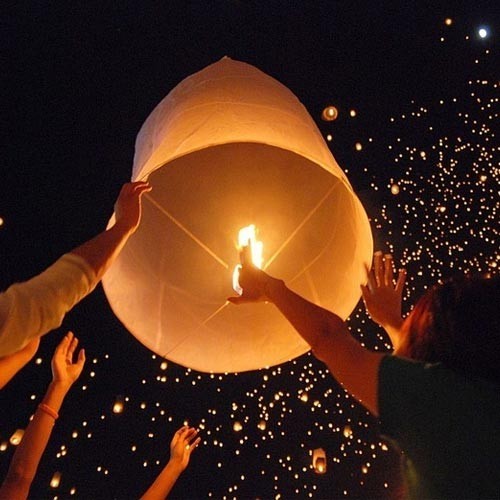 wensballon - thaise lampion